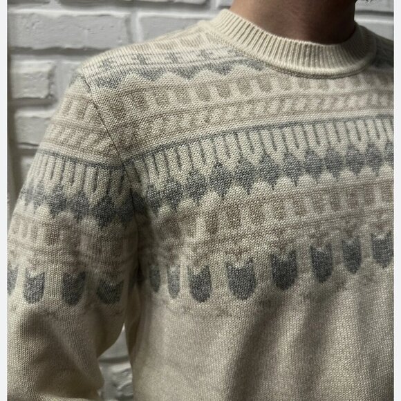 Suitsupply men's 100% cashmere ivory sweater size XS - Picture 1 of 7